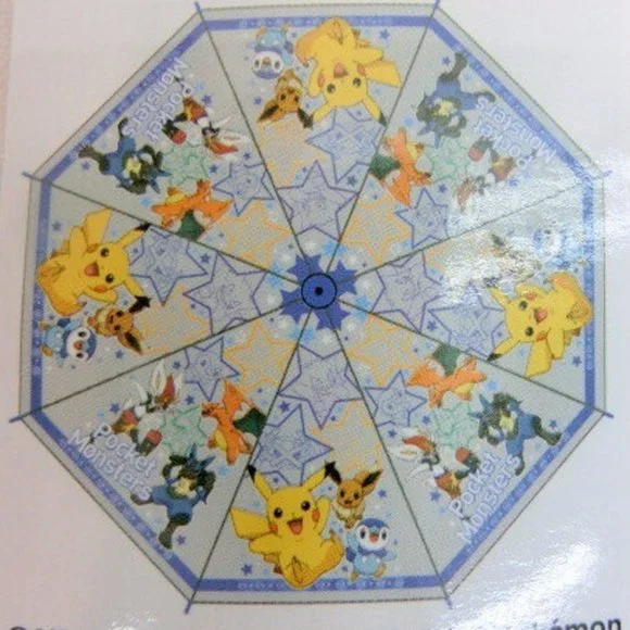 NWT Pokemon Unisex Vinyl Jumpstart Stick Umbrella . 55cm - Picture 7 of 9
